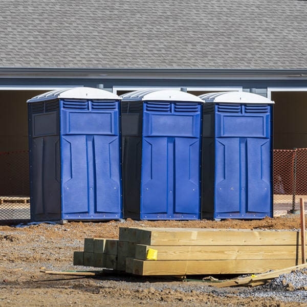 are there any restrictions on where i can place the portable restrooms during my rental period in Butler PA